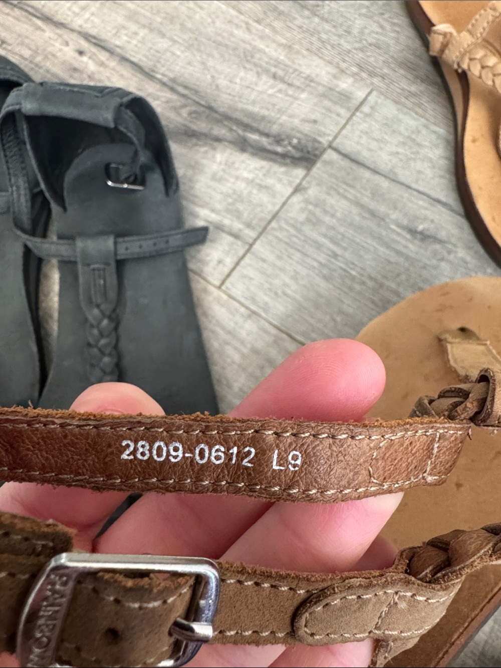 Two Pairs of Women’s Rainbow Sandals in Black and Tan Bundle - Picture 2 of 5